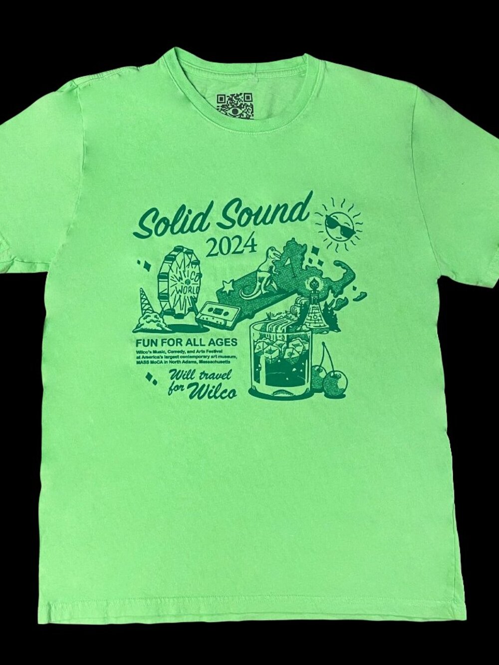 NWT! Limited Edition Wilco Soild Sound Festival 2024 Summer Fun (Lite Green) Tee